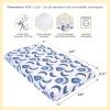 imageBurts Bees Baby Essential Organic Cotton Fitted Crib Sheet Breathable for Boy Girl Standard Crib ampamp Toddler MattressesHeather Grey Honeybee