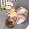imageBurts Bees Baby Essential Organic Cotton Fitted Crib Sheet Breathable for Boy Girl Standard Crib ampamp Toddler MattressesHello Moon