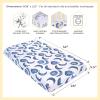 imageBurts Bees Baby Essential Organic Cotton Fitted Crib Sheet Breathable for Boy Girl Standard Crib ampamp Toddler MattressesNeutral Elephants