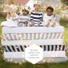 imageBurts Bees Baby Essential Organic Cotton Fitted Crib Sheet Breathable for Boy Girl Standard Crib ampamp Toddler MattressesNeutral Elephants