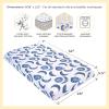 imageBurts Bees Baby Essential Organic Cotton Fitted Crib Sheet Breathable for Boy Girl Standard Crib ampamp Toddler MattressesPine ForestStripe 2pk