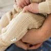 imageBurts Bees Baby Jumpsuit 100 Organic Cotton Onepiece Outfit Coverall With HatFossil Sweet Rib