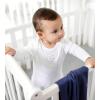 imageBurts Bees Baby Jumpsuit 100 Organic Cotton Onepiece Outfit Coverall With HatHeather GreyWhite 2pk