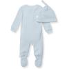 imageBurts Bees Baby Jumpsuit 100 Organic Cotton Onepiece Outfit Coverall With HatOcean Sweet Rib
