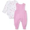 imageBurts Bees Baby Unisex Bodysuit and Pant Set 100 Organic CottonPink Tortoise