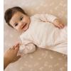 imageBurts Bees Baby babygirls Jumpsuit 100 Organic Cotton Onepiece Long Sleeve Quilted Outfit CoverallPink Quilted Bee