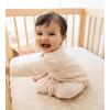 imageBurts Bees Baby babygirls Jumpsuit 100 Organic Cotton Onepiece Long Sleeve Quilted Outfit CoverallPink Quilted Bee