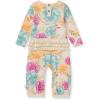 imageBurts Bees Baby babygirls Jumpsuit 100 Organic Cotton Onepiece Long Sleeve Ruffle Outfit CoverallMountain Floral
