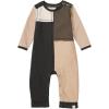 imageBurts Bees Baby Boys 100 Organic OnePiece Long Sleeve CoverallDoe Colorblock