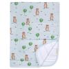 imageBurts Bees Baby Infant Reversible Blankets 100 Organic Cotton GOTS Certified  Storybook Bear Prints with Quilting Pattern Soft Nursery Blanket with 100 Polyester Fill for Size 30 x 40 Inch