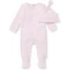 imageBurts Bees Baby babygirls Jumpsuit 100 Organic Cotton Onepiece Outfit Coverall With HatLavender Sweet Rib