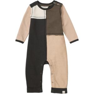 imageBurts Bees Baby Boys 100 Organic OnePiece Long Sleeve CoverallDoe Colorblock