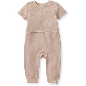 imageBurts Bees Baby Boys 100 Organic OnePiece Long Sleeve CoverallSoft Mocha