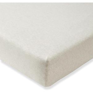 imageBurts Bees Baby Essential Organic Cotton Fitted Crib Sheet Breathable for Boy Girl Standard Crib ampamp Toddler MattressesOatmeal