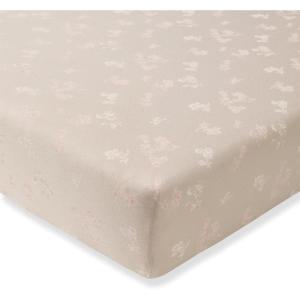 imageBurts Bees Baby Essential Organic Cotton Fitted Crib Sheet Breathable for Boy Girl Standard Crib ampamp Toddler MattressesWhimsical Floral
