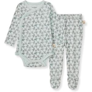 imageBurts Bees Baby Unisex Bodysuit and Pant Set 100 Organic CottonCloud Starry Chalet