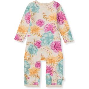 imageBurts Bees Baby babygirls Jumpsuit 100 Organic Cotton Onepiece Long Sleeve Ruffle Outfit CoverallMountain Floral