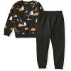 imageBurts Bees Baby Baby Boys Shirt and Pant Set Top ampamp Bottom Outfit BundleMidnight Fright