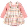 imageBurts Bees Baby Baby Girls Dress Infant ampamp Toddler Short ampamp LongSleeve 100 Organic CottonCozy Harvest Dress  Bodysuit