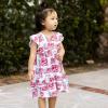 imageBurts Bees Baby Baby Girls Dress Infant ampamp Toddler Short ampamp LongSleeve 100 Organic CottonMagestic Flags