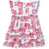 imageBurts Bees Baby Baby Girls Dress Infant ampamp Toddler Short ampamp LongSleeve 100 Organic CottonMagestic Flags