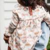 imageBurts Bees Baby Baby Girls Long Sleeve Top and Pant Set 100 Organic CottonBoho Butterflies