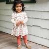 imageBurts Bees Baby Baby Girls Long Sleeve Top and Pant Set 100 Organic CottonBoho Butterflies