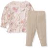 imageBurts Bees Baby Baby Girls Long Sleeve Top and Pant Set 100 Organic CottonBunny Floral Set
