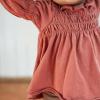 imageBurts Bees Baby Baby Girls Long Sleeve Top and Pant Set 100 Organic CottonCedar Smocked