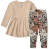 imageBurts Bees Baby Baby Girls Long Sleeve Top and Pant Set 100 Organic CottonChunky Rib Set
