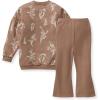 imageBurts Bees Baby Baby Girls Long Sleeve Top and Pant Set 100 Organic CottonLittle Wild Flower