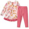 imageBurts Bees Baby Baby Girls Long Sleeve Top and Pant Set 100 Organic CottonMagical Pumpkin