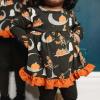 imageBurts Bees Baby Baby Girls Long Sleeve Top and Pant Set 100 Organic CottonMoonlight Fright