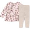 imageBurts Bees Baby Baby Girls Long Sleeve Top and Pant Set 100 Organic CottonReindeer at Play