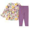 imageBurts Bees Baby Baby Girls Long Sleeve Top and Pant Set 100 Organic CottonRustic Floral