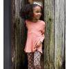 imageBurts Bees Baby Baby Girls Long Sleeve Top and Pant Set 100 Organic CottonTerracotta