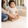 imageBurts Bees Baby Unisex Baby 6Piece Bodysuit and Pant Set 100 Organic Cotton Infant Outfit Baby EssentialsTan 6piece Set