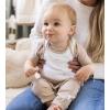 imageBurts Bees Baby Unisex Organic Cotton Short and Long Sleeve Bodysuits 5PackPink Sand