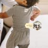 imageBurts Bees Baby Unisex Short Sleeve Organic Cotton Bodysuits 3PackMidnight