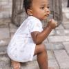 imageBurts Bees Baby babyboys Short Sleeve Rompers 100 Organic Cotton Onepiece Coverall and Layette SetDesert Life
