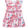 imageBurts Bees Baby Baby Girls Dress Infant ampamp Toddler Short ampamp LongSleeve 100 Organic CottonMagestic Flags