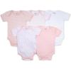 imageBurts Bees Baby Unisex Organic Cotton Short and Long Sleeve Bodysuits 5PackBlossom Prints