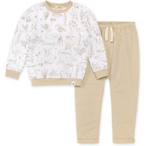 imageBurts Bees Baby Baby Boys Shirt and Pant Set Top ampamp Bottom Outfit BundleBunny Toile Harem Pant