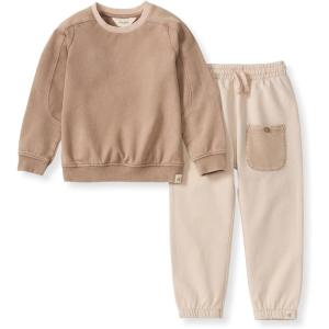 imageBurts Bees Baby Baby Boys Shirt and Pant Set Top ampamp Bottom Outfit BundleGinger Acid Wash