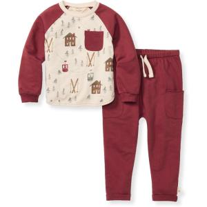 imageBurts Bees Baby Baby Boys Shirt and Pant Set Top ampamp Bottom Outfit BundleHoliday in the Alps