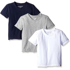 imageBurts Bees Baby Baby Boys Tees Short Long Sleeve TShirt VNeck Crew Infant and Toddler Top 100 Organic CottonMulti 3pack