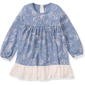 imageBurts Bees Baby Baby Girls Dress Infant ampamp Toddler Short ampamp LongSleeve 100 Organic CottonStarry Animals