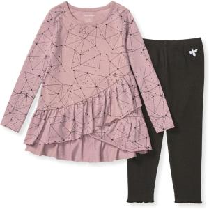 imageBurts Bees Baby Baby Girls Long Sleeve Top and Pant Set 100 Organic CottonLook Up Set