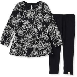 imageBurts Bees Baby Baby Girls Long Sleeve Top and Pant Set 100 Organic CottonSpiderwebs Set