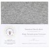 imageBassinet Sheet Infant Fitted BEESNUG Cover 100 Organic Cotton Soft Unisex Newborn Essentials for All Standard Oval or Rectangle Bassinet Bed Pads or Mattresses  15 x 33 InchesHeather Grey